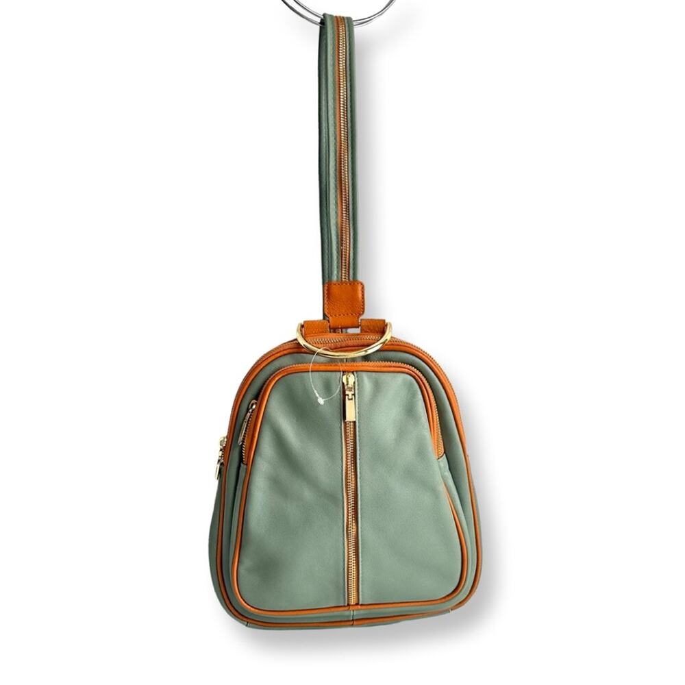 New Valentina Multi Pouch Genuine Leather Bag - Picture 7 of 13